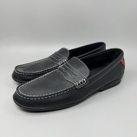 Footjoy Club Penny Loafer Men\'s 11 M Black Leather Casual Slip On Shoes 79047 main image 6